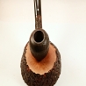 Egg  9mm Filter Semi Bent Smoking Pipe Greek Briar Alexander Model 97A