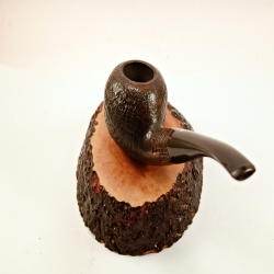Egg  9mm Filter Semi Bent Smoking Pipe Greek Briar Alexander Model 97A