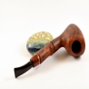 Hygrocool Smoking Pipe Greek Briar 9mm Filter Pickaxe Model 615C
