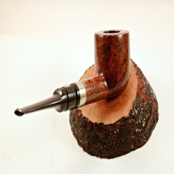 Pot Straight Smoking Pipe Greek Briar No Filter Alexander Model 71C