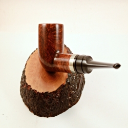 Pot Straight Smoking Pipe Greek Briar No Filter Alexander Model 71C