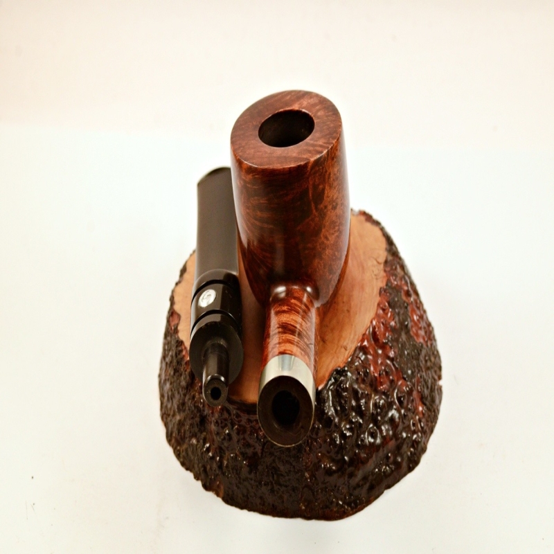 Pot Straight Smoking Pipe Greek Briar No Filter Alexander Model 71C