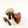 Hygrocool Smoking Pipe Greek Briar 9mm Filter Pickaxe Model 615C