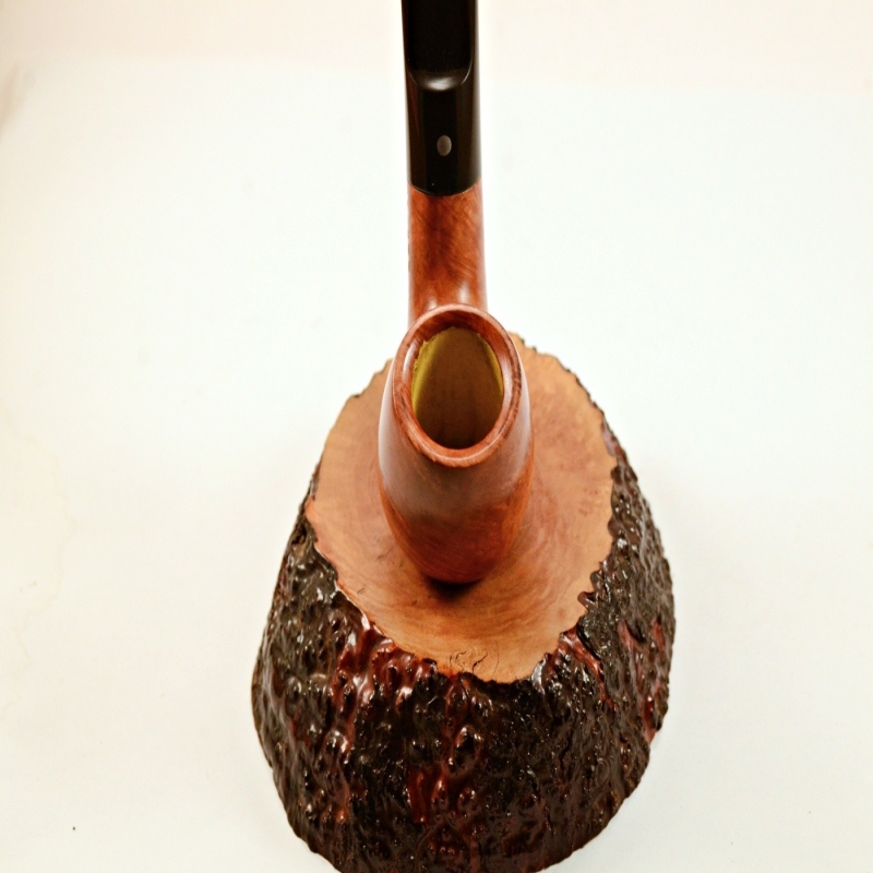 Bent Billiard Greek Briar Smoking Pipe 9mm Filter Alexander Model 80D