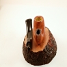Bent Billiard Greek Briar Smoking Pipe 9mm Filter Alexander Model 80D