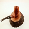 Billiard Straight Smoking Pipe Greek Briar No Filter Alexander Model 81B