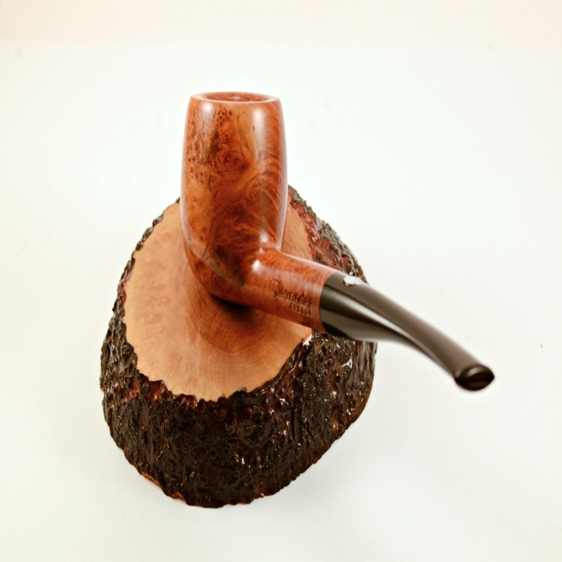 Billiard Straight Smoking Pipe Greek Briar No Filter Alexander Model 81B
