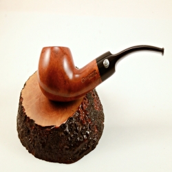 Apple Semi Bent 9mm Filter Smoking Pipe Greek Briar Alexander
