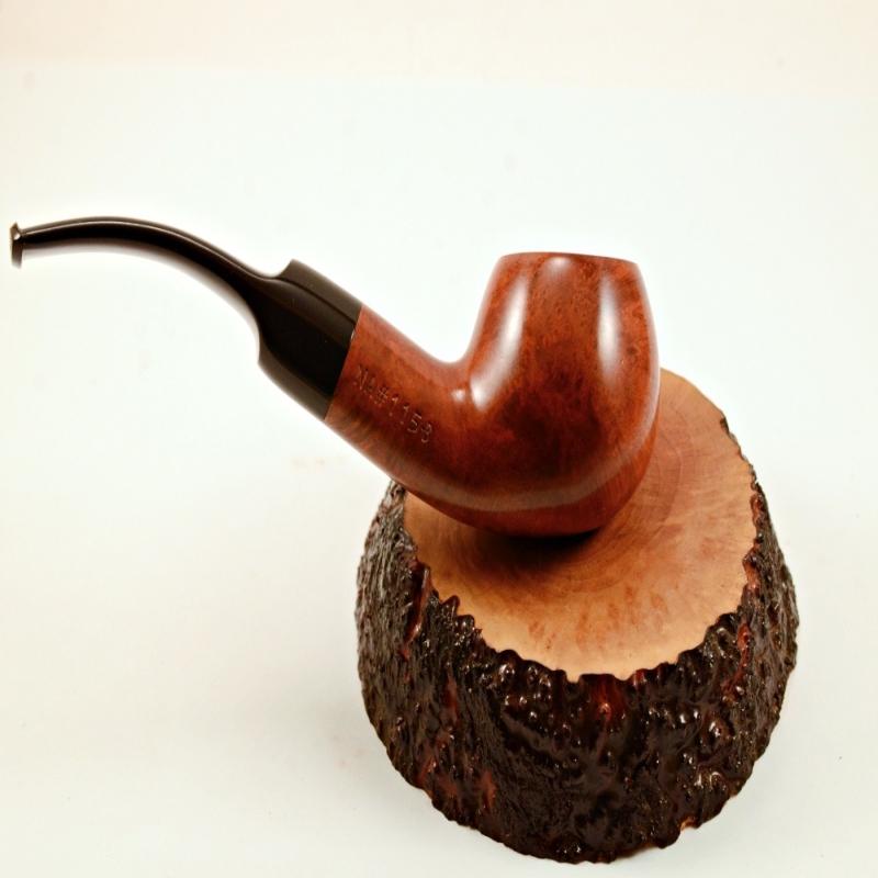 Apple Semi Bent 9mm Filter Smoking Pipe Greek Briar Alexander