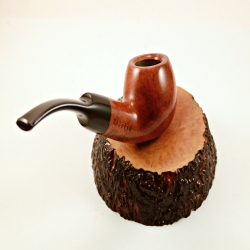 Apple Semi Bent 9mm Filter Smoking Pipe Greek Briar Alexander