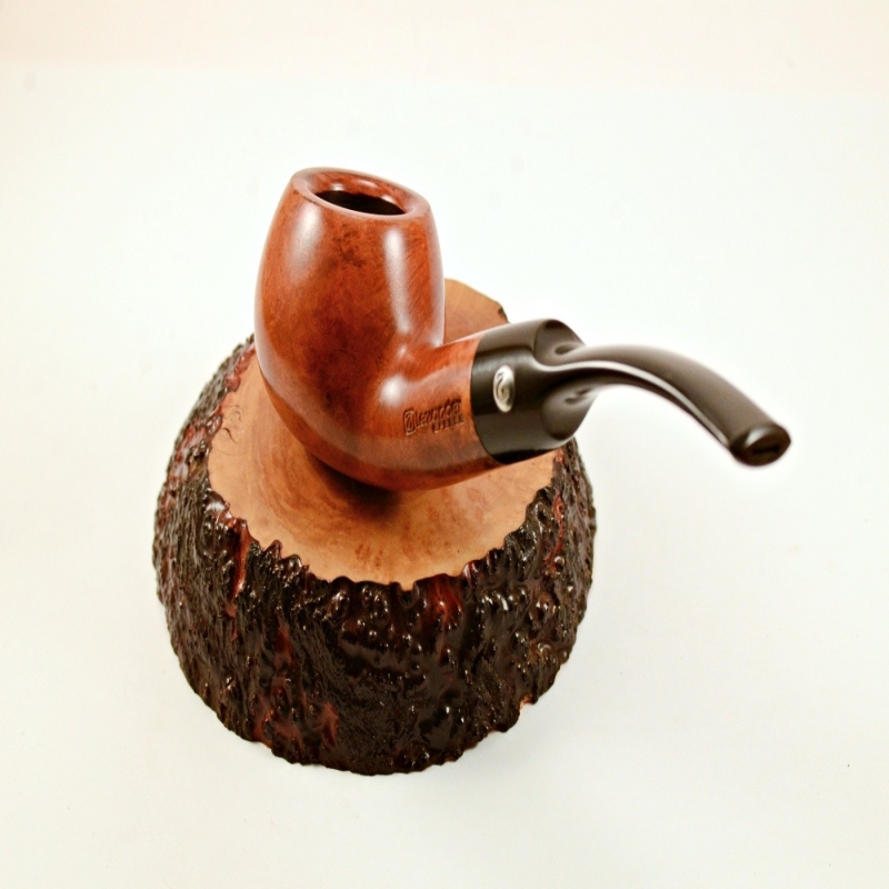 Apple Semi Bent 9mm Filter Smoking Pipe Greek Briar Alexander