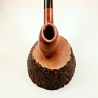 Apple Semi Bent 9mm Filter Smoking Pipe Greek Briar Alexander