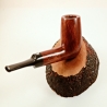Billiard Straight Smoking Pipe Greek Briar No Filter Alexander Model 118C