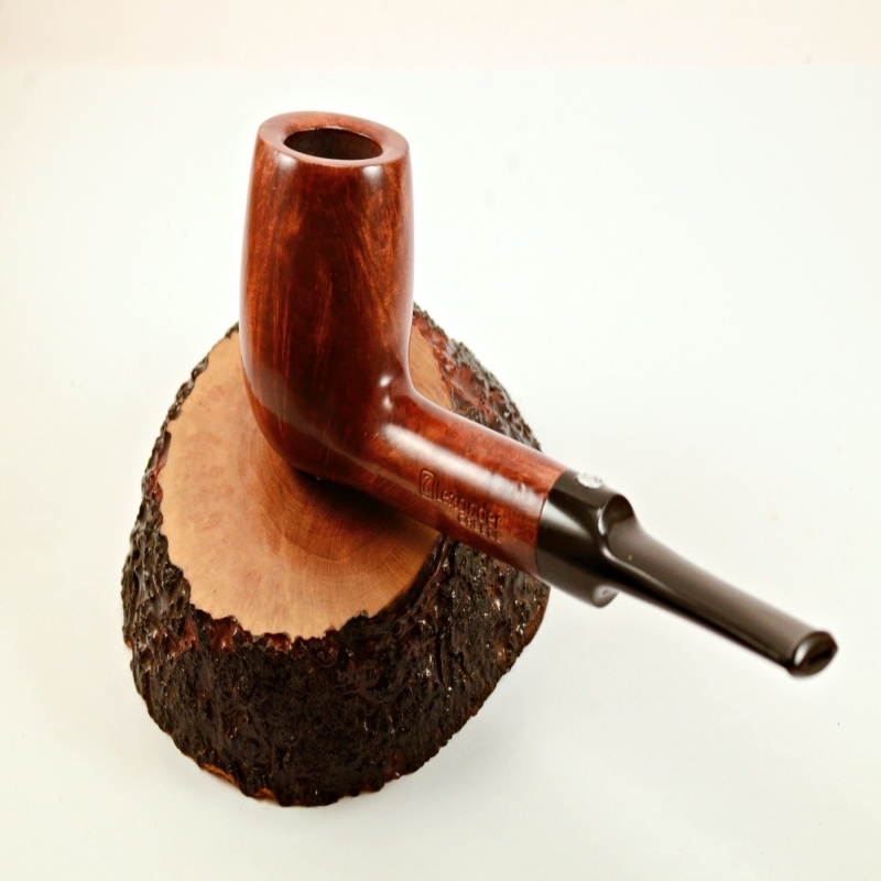 Billiard Straight Smoking Pipe Greek Briar No Filter Alexander Model 118C