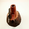 Billiard Straight Smoking Pipe Greek Briar No Filter Alexander Model 118C