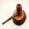 Apple 6mm Filter Smoking Pipe Greek Briar Alexander Grade D