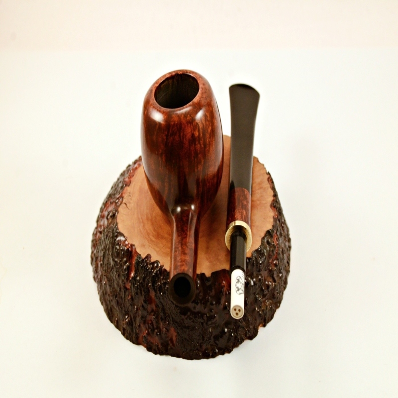 Apple 6mm Filter Smoking Pipe Greek Briar Alexander Grade D