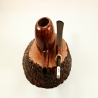 Apple 6mm Filter Smoking Pipe Greek Briar Alexander Grade D