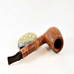 Hygrocool Smoking Pipe Greek Briar 9mm Filter Model 619B