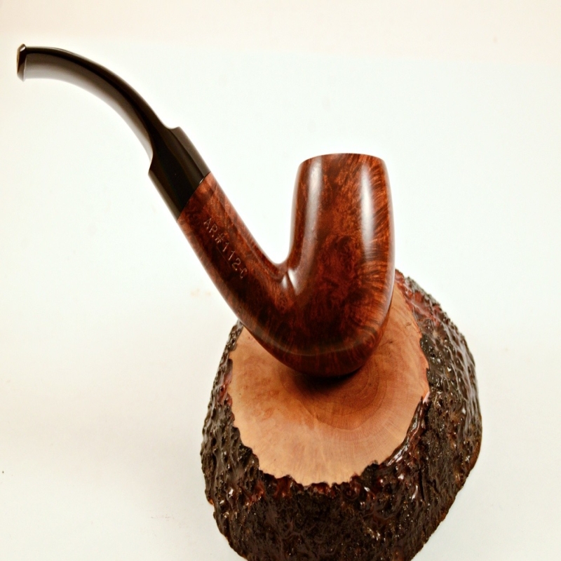 Bent Billiard Greek Briar Smoking Pipe Alexander Model 112C
