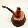 Semi Bent Smoking Pipe Greek Briar No Filter Alexander