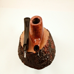 Semi Bent Smoking Pipe Greek Briar No Filter Alexander
