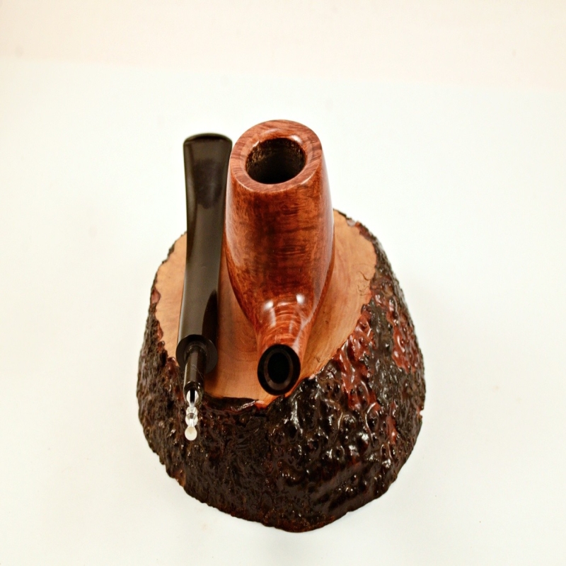 Semi Bent Smoking Pipe Greek Briar No Filter Alexander