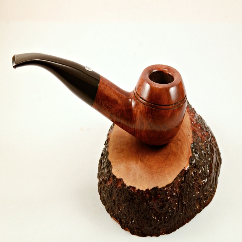 Rhodesian Semi Bent Smoking Pipe Greek Briar Alexander