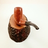 Semi Bent Smoking Pipe Greek Briar No Filter Alexander
