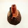 Semi Bent Smoking Pipe Greek Briar No Filter Alexander