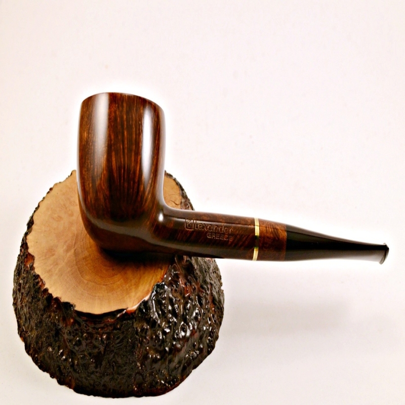 Pot 6mm Filter Smoking Pipe Greek Briar Alexander Grade C
