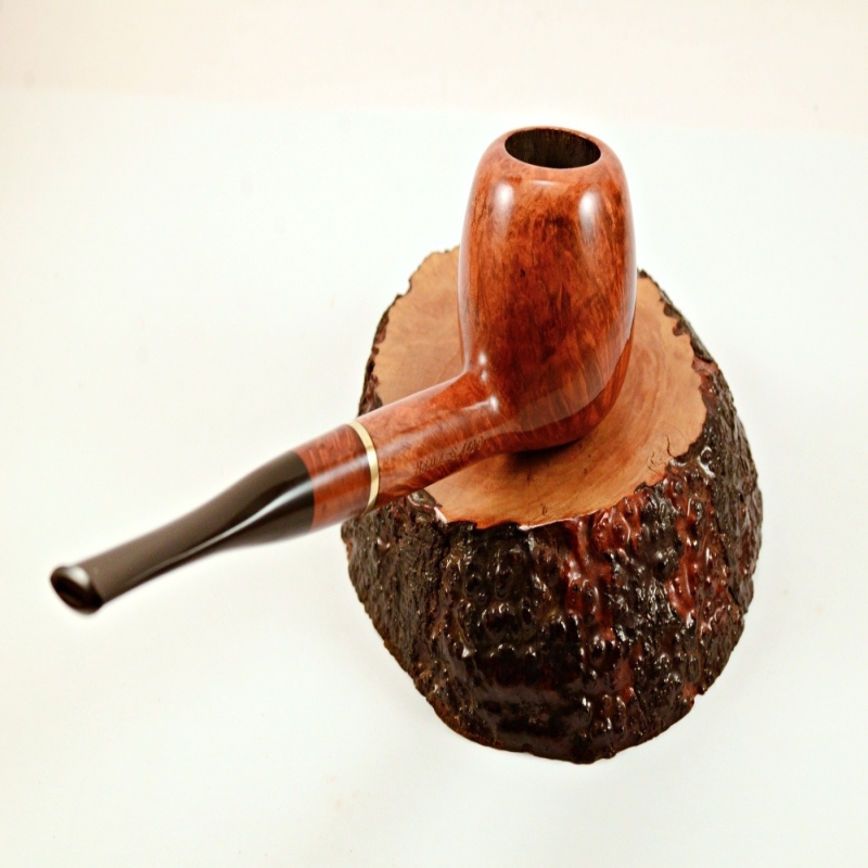 Apple 6mm Filter Smoking Pipe Greek Briar Alexander Grade C