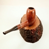 Apple 6mm Filter Smoking Pipe Greek Briar Alexander Grade C