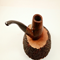Bent Volcano Smoking Pipe Greek Briar No Filter Alexander Model 113B