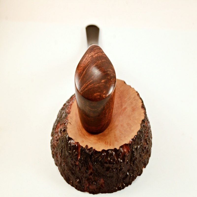 Bent Volcano Smoking Pipe Greek Briar No Filter Alexander Model 113B
