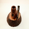 Bent Volcano Smoking Pipe Greek Briar No Filter Alexander Model 113B