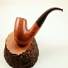 Bent Billiard Greek Briar Smoking Pipe No Filter Alexander
