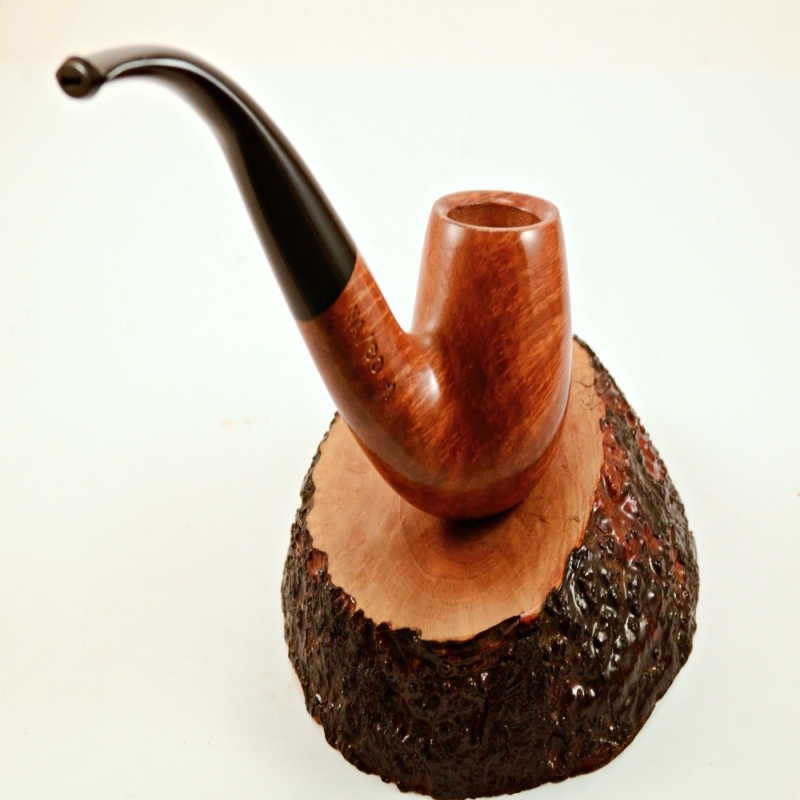 Bent Billiard Greek Briar Smoking Pipe No Filter Alexander