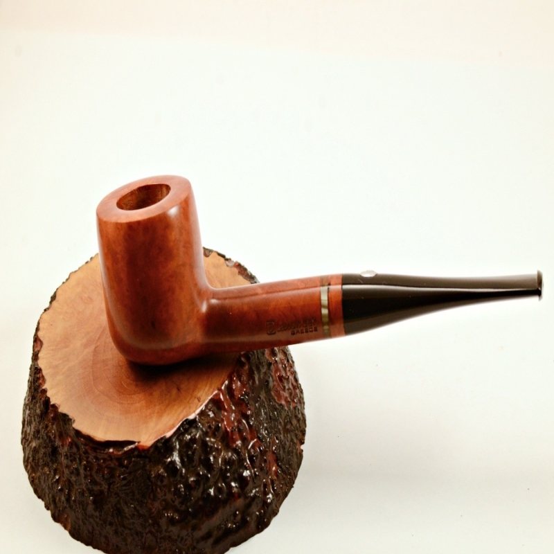Pot Straight Smoking Pipe Greek Briar No Filter Alexander