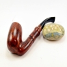 Hygrocool Smoking Pipe Greek Briar 9mm Filter Model 643C