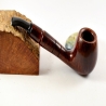 Hygrocool Smoking Pipe Greek Briar 9mm Filter Brandy Model 616C