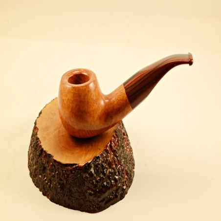 Apple Semi Bent 9mm Filter Smoking Pipe Greek Briar Alexander