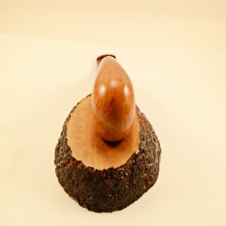 Apple Semi Bent 9mm Filter Smoking Pipe Greek Briar Alexander
