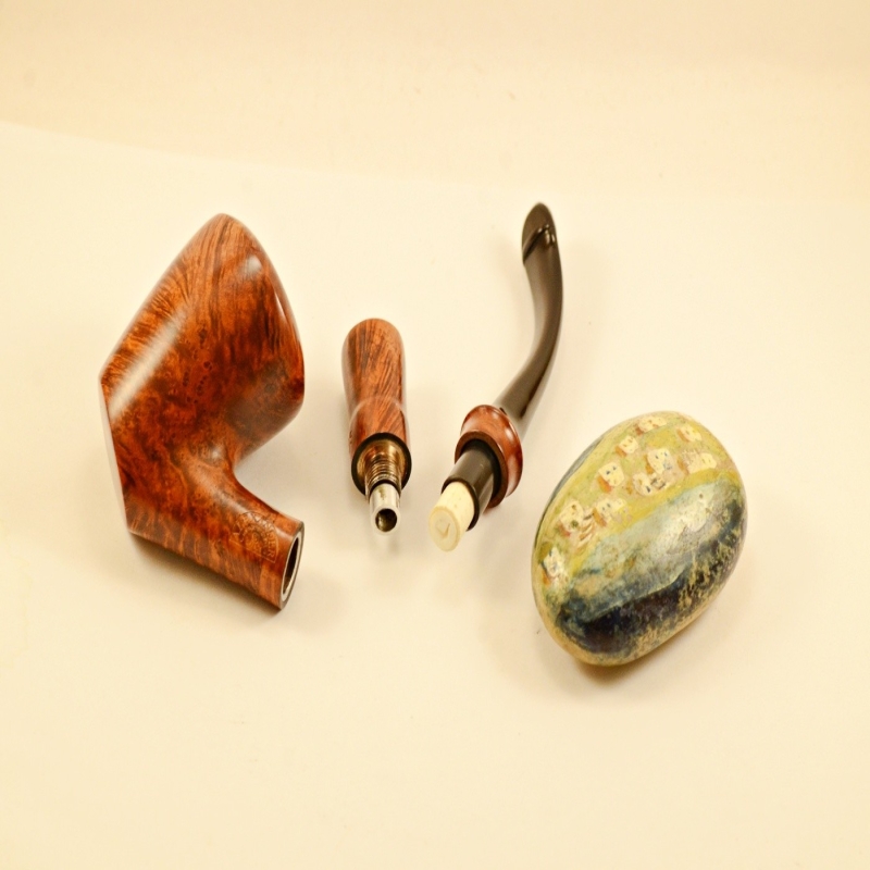 Hygrocool Smoking Pipe Greek Briar 9mm Filter