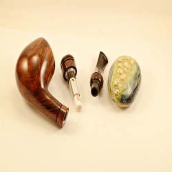 Hygrocool Smoking Pipe Greek Briar 9mm Filter Model 944D