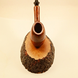 Brandy Semi Bent Smoking Pipe Greek Briar No Filter Alexander Model 119D