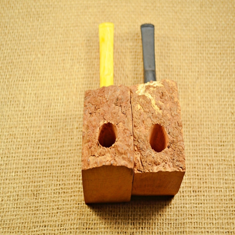 Hobby Plateau Blocks  9mm Beginner Pipe Kits DIY Predrilled Greek Briar