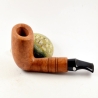 Hygrocool Smoking Pipe Greek Briar 9mm Filter Model 931A