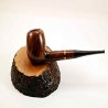 Apple 6mm Filter Smoking Pipe Greek Briar Alexander Grade C