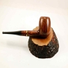 Apple 6mm Filter Smoking Pipe Greek Briar Alexander Grade C